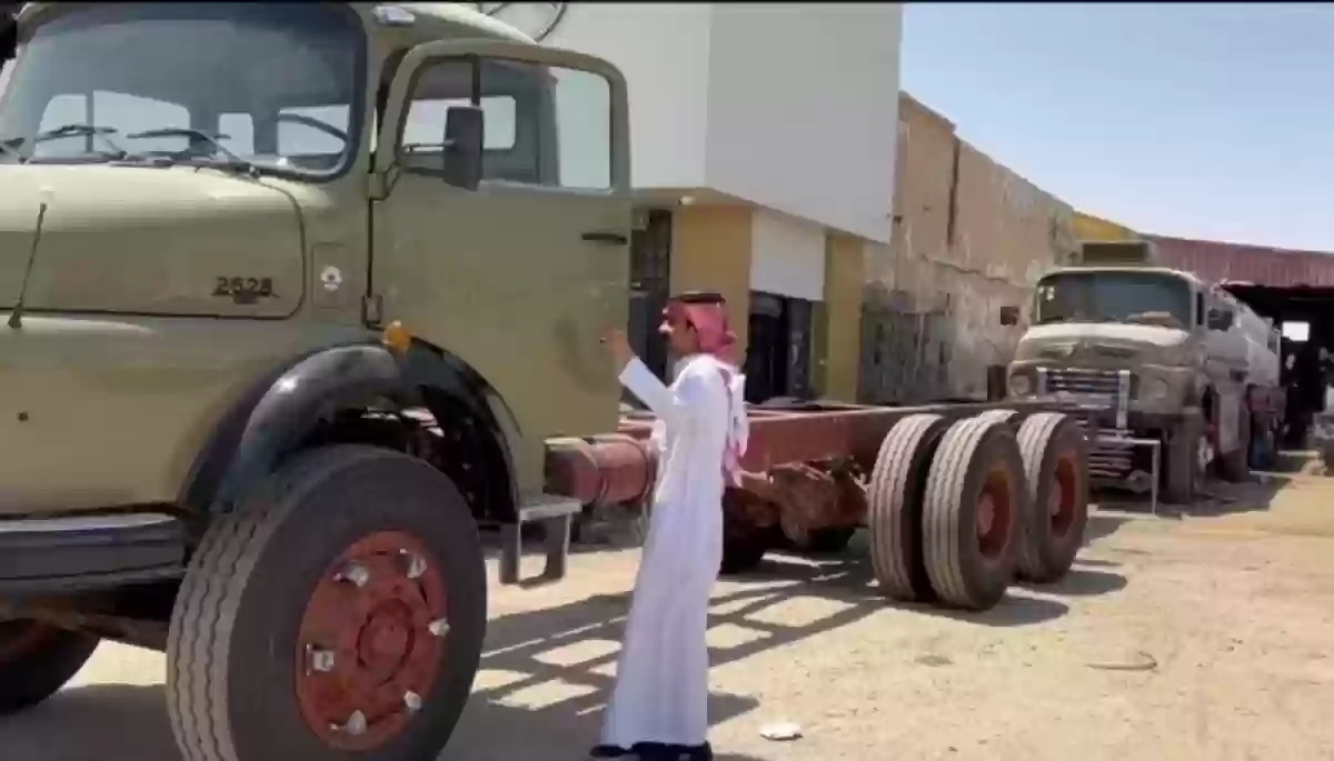  قصة أكبر ورشة لتصليح الشاحنات القديمة في السعودية