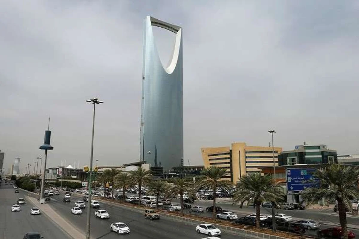  سماء المملكة العربية السعودية ملبدة بالغيوم