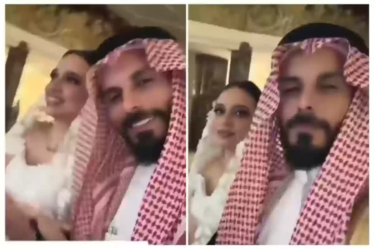 شاب يوثق لحظة زواجه من زميلته بالسعودية ويعبر عن فرحته